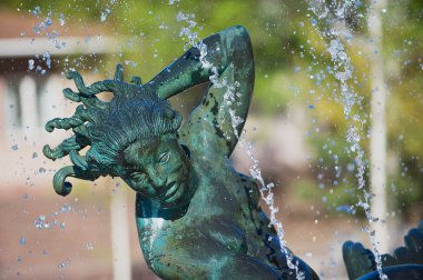 Heykel heykeltıraş Carl Milles Millesgarden Heykel Bahçe Stokholm, İsveç tarafından dış detay.