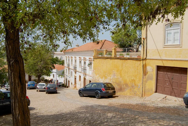 Exterior of the historical buildings on July 18, 2006 in Silves, Portugal. — Stockfoto