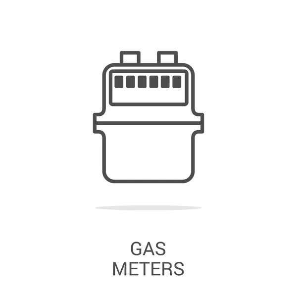 Vector ikonen Gasutrustning — Stock vektor