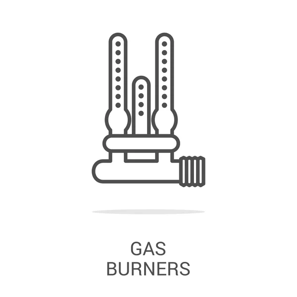 Equipamento de gás ícone de vetor —  Vetores de Stock