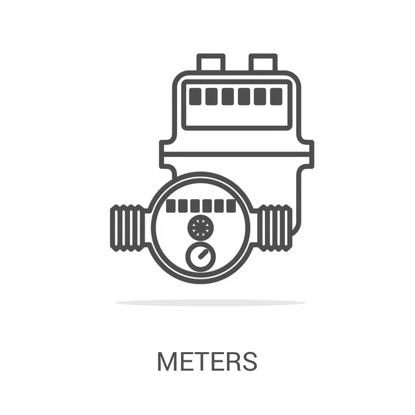 Vector icon gas equipment — Stock Illustration Vector icon gas equipment Stock Illustration
