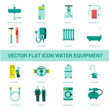 vektör simge su donanımları