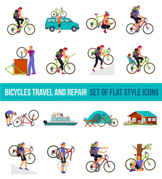 Bisiklet seyahat. Bir kadın bir harita