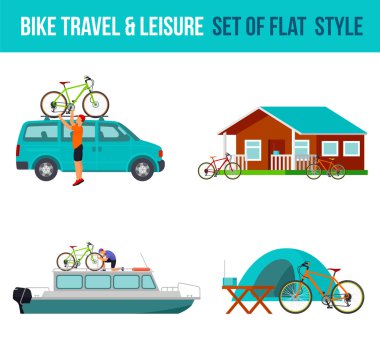 Bisiklet seyahat ve eğlence