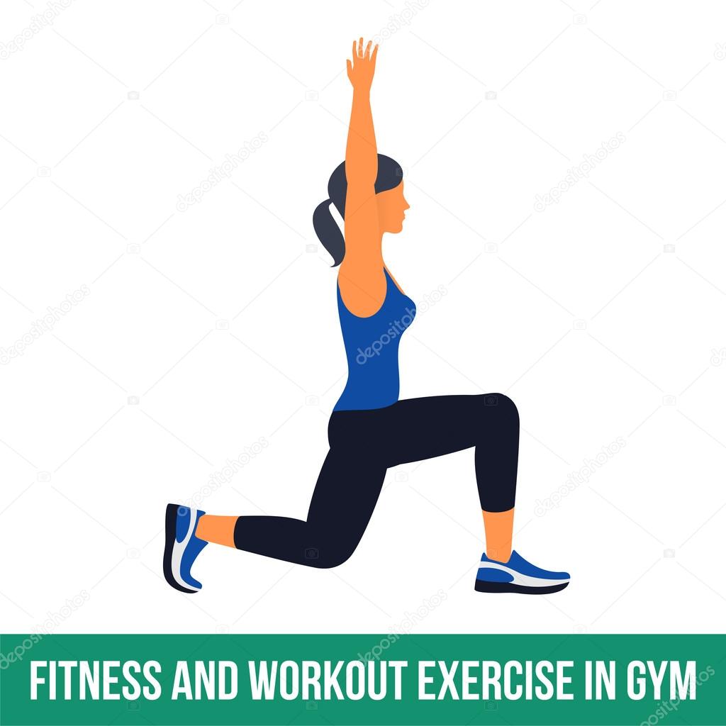 Aerobic icons. Workout