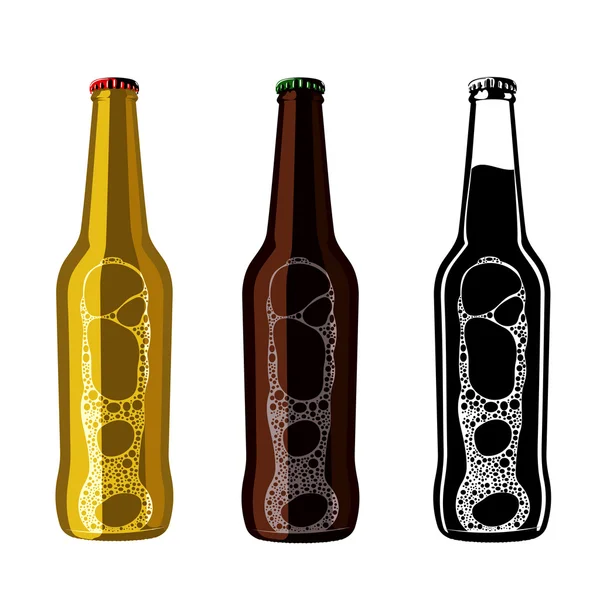 Bière artisanale vintage — Image vectorielle