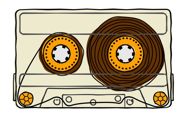 Компактний касет — стоковий вектор