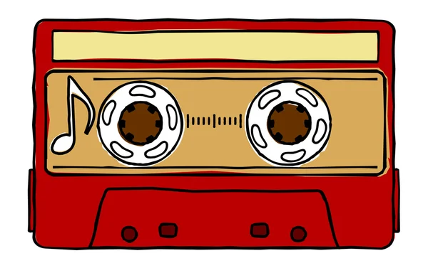 Compact tape cassettes — Stock Vector