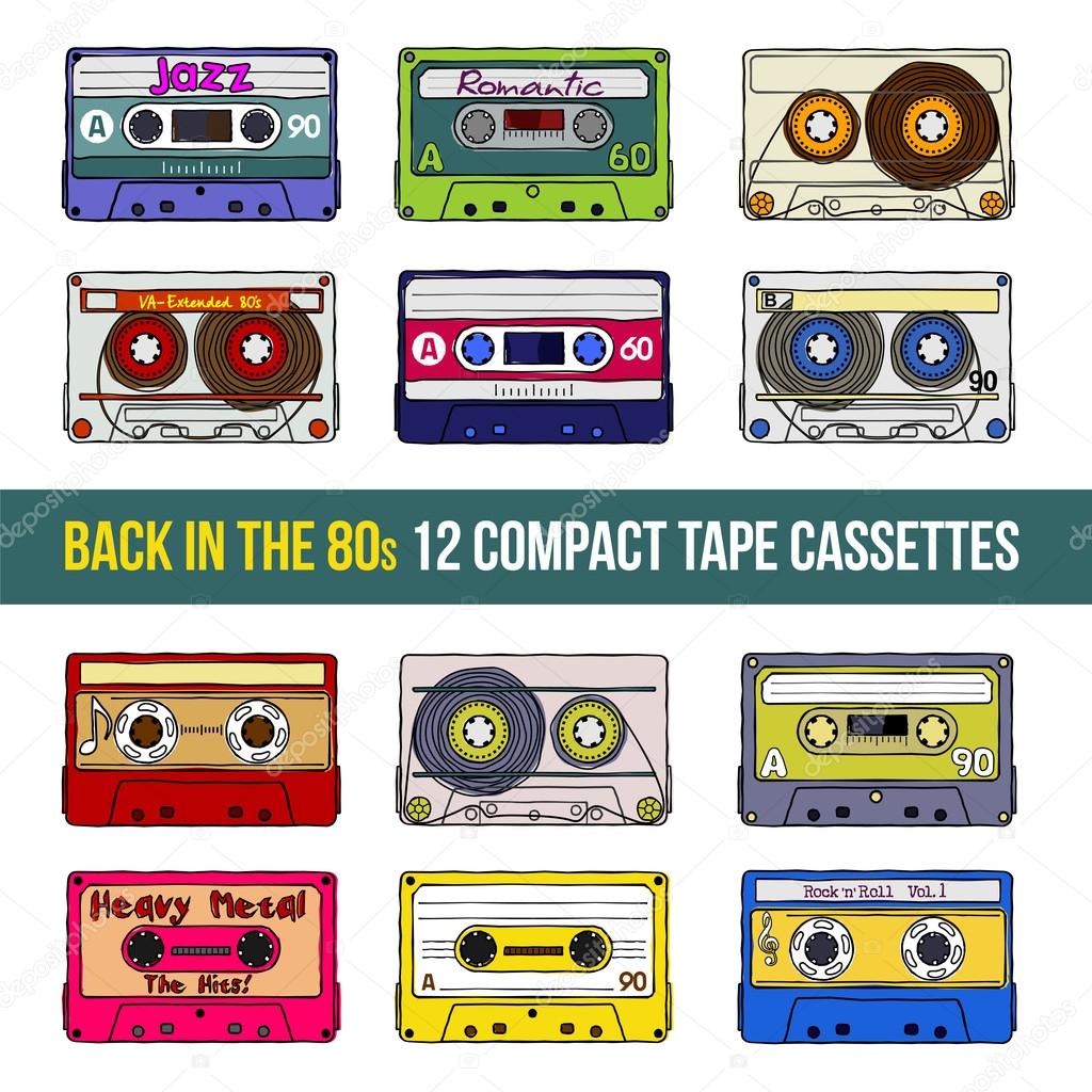 Compact tape cassettes