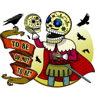 Funny skeletons. To be or not to be.