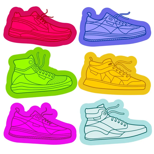 Sneakers.01 — Wektor stockowy