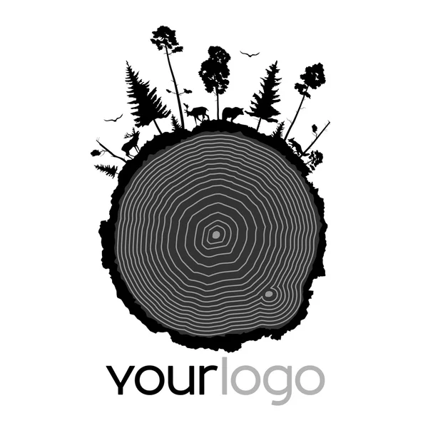 Wood.yourlogo.01 — Διανυσματικό Αρχείο
