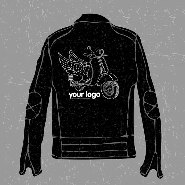 ジャケット。Yourlogo。01 — ストックベクタ