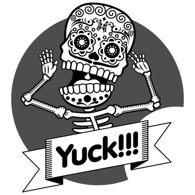İskeletler. T-shirt. İğrenç