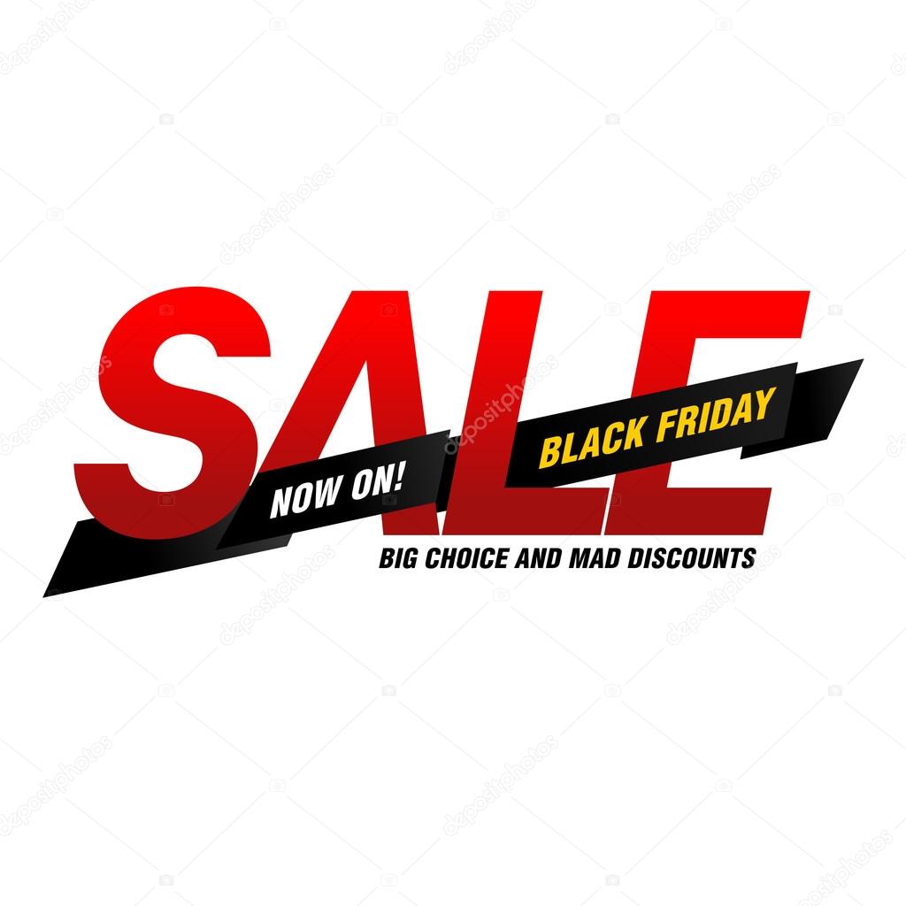 Black Friday Sales labels