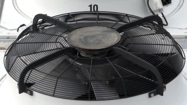 Air Extractor Fan. Close Up. — Stock Footage Air Extractor Fan. Close Up. Video Clip