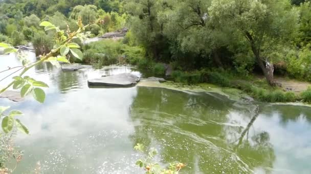 Naturaleza de Ucrania. Cañón en Buki . — Vídeo de stock