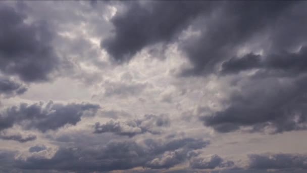 Nubes de tormenta en lapso de tiempo — Vídeo de stock