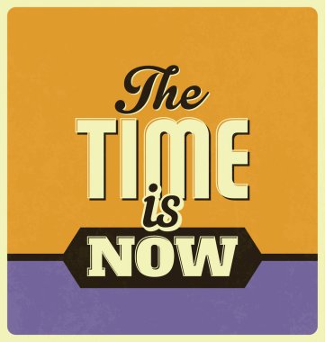 Retro Typographic Poster Tasarımı, Motivasyonel ve İlham verici Alıntı