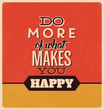 Retro Typographic Poster Tasarımı, Motivasyonel ve İlham verici Alıntı