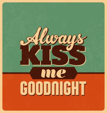 Retro Typographic Poster Tasarımı, Motivasyonel ve İlham verici Alıntı