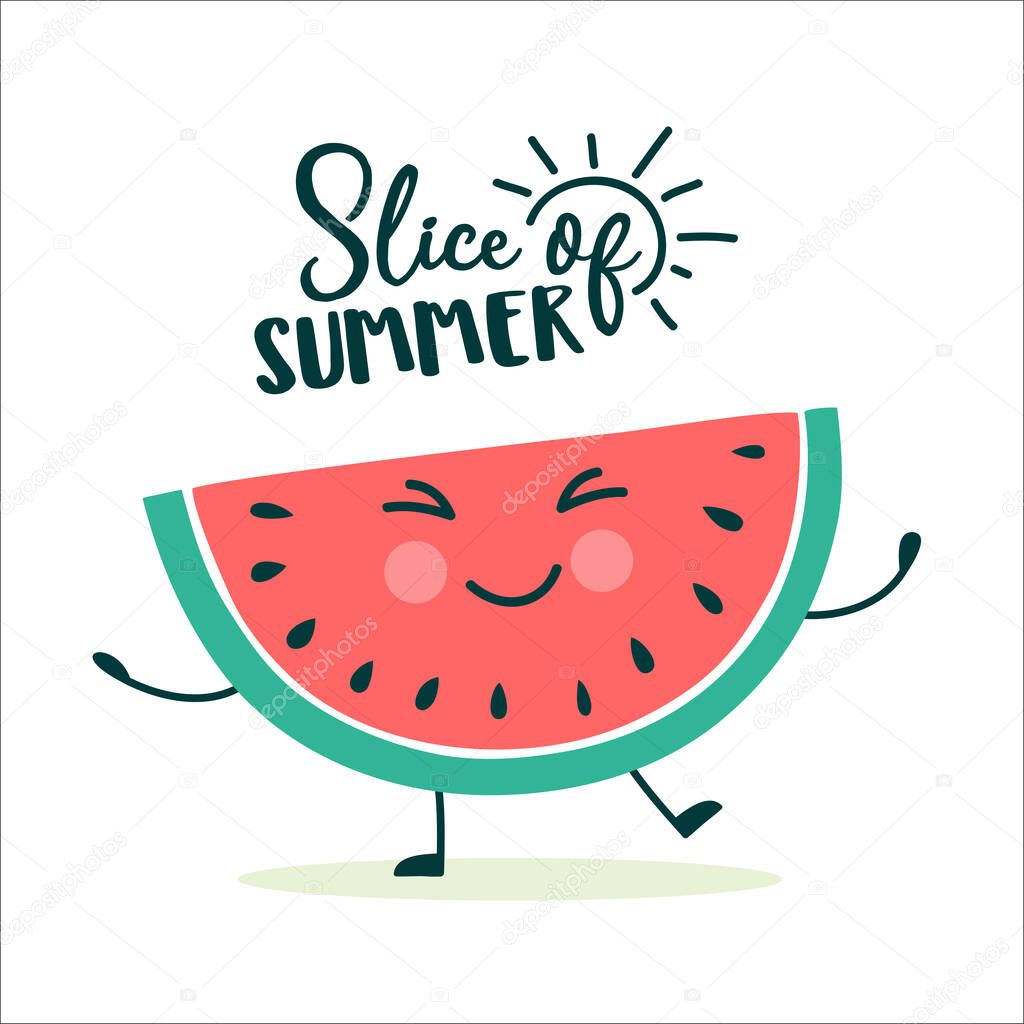 slice of Summer Typographic Vector Design