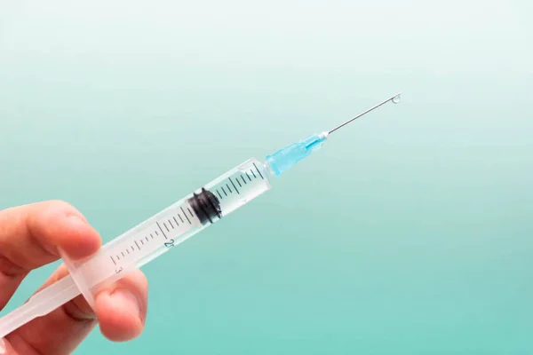 Covid Impfstoffkonzept Spritze Mit Gegengift Antibakteriell Globale Immunisierung Gegen Das — Stockfoto