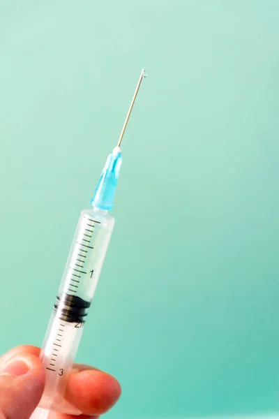 Covid Impfstoffkonzept Spritze Mit Gegengift Antibakteriell Globale Immunisierung Gegen Das — Stockfoto