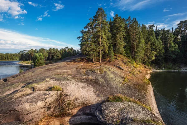 View Stone Love Biya River Turochak Village Turochaksky District Altai — Stock Photo, Image