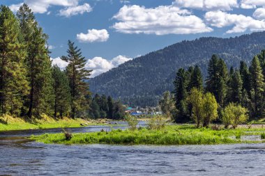 Bii Nehri 'nin kaynakları Artybash ve Teletskoye Gölü yakınlarındaki dağlar ve taygayla çevrilidir. Altai Cumhuriyeti 'nin Turochaksky ilçesi, Rusya, Batı Sibirya' nın güneyi.