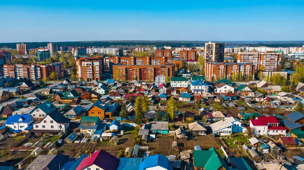 Berdsk Région Novossibirsk Sibérie Occidentale Russie Mai 2021 Vue Aérienne — Photo