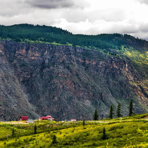 Chulyshman Dağları Chulyshman Nehri Kanyonu Nda Ulagansky Bölgesi Altai Cumhuriyeti — Stok fotoğraf