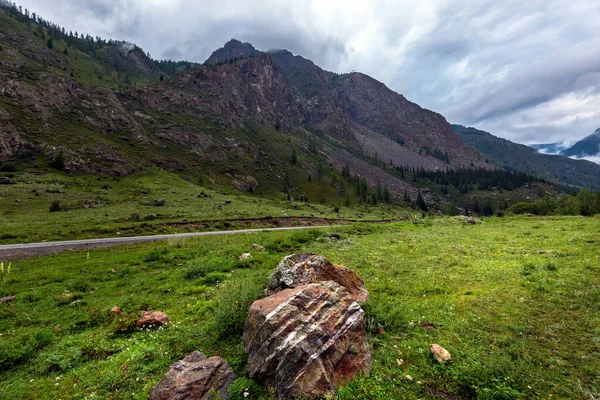 Intermountain Tal Des Flusses Chui Ongudaysky Bezirk Gorny Altai Russland — Stockfoto