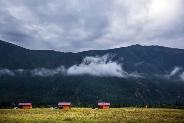 Valle Intermontañoso Cerca Del Río Chuey Distrito Ulagansky República Altai — Foto de Stock
