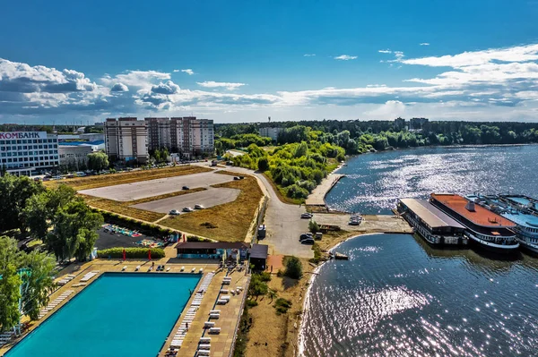 Berdsk Novosibirsk Region Western Siberia Russia July 2021 Bird Eye — Stock Photo, Image