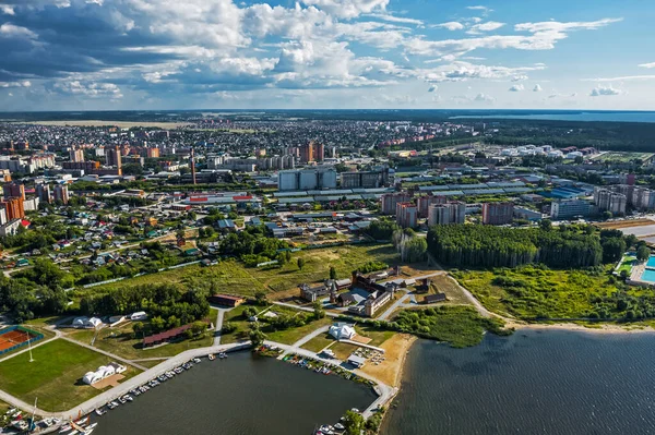 Berdsk Région Novossibirsk Sibérie Occidentale Russie Juillet 2021 Vue Aérienne — Photo