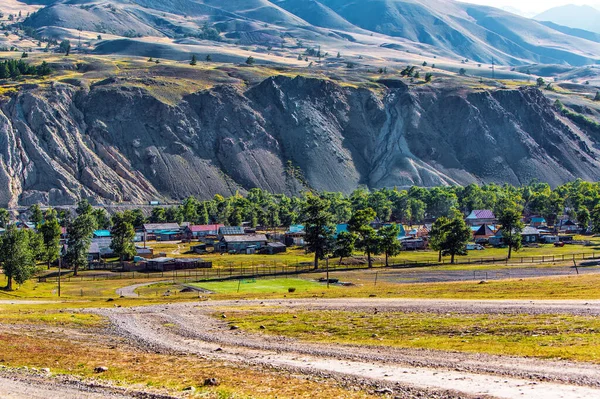 Chagan Villaggio Uzun Distretto Kosh Agachsky Della Repubblica Dell Altai — Foto Stock