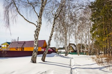 Kış kırsal arazisi