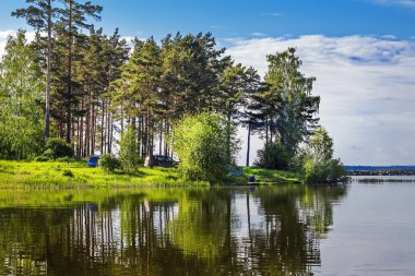 Yaz tatili Nehri üzerinde