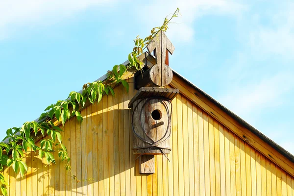 Birdhouse op het dak — Stockfoto