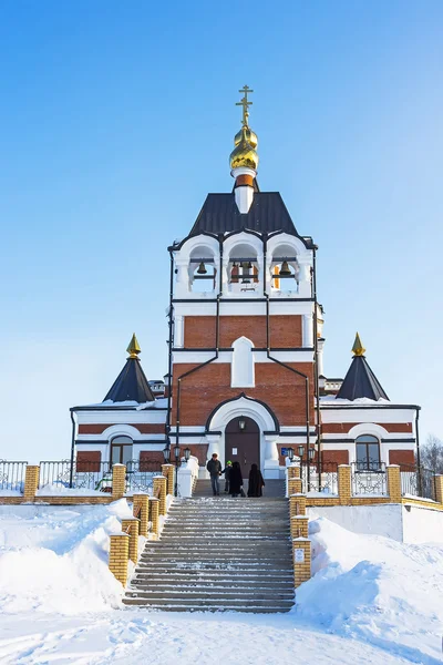 Церковь-памятник, церковь в честь новомучеников и соборов — стоковое фото