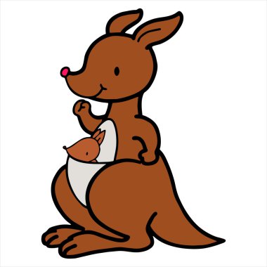 Sevimli kangurular