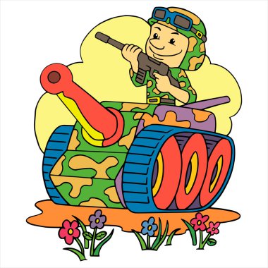 Bir su tankında genç asker