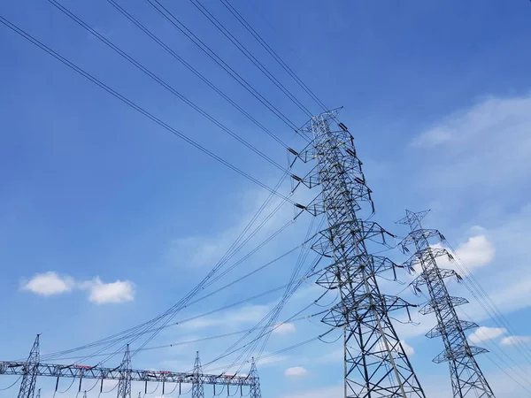 Estación Generación Energía Alto Voltaje — Foto de Stock