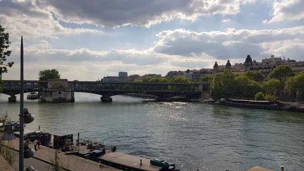 Vista Fiume Parigi — Foto Stock