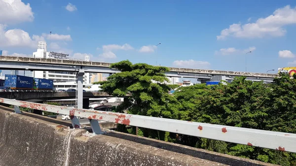 Condições Trânsito Nas Vias Expressas Durante Dia Bangkok Tailândia 2020 — Fotografia de Stock