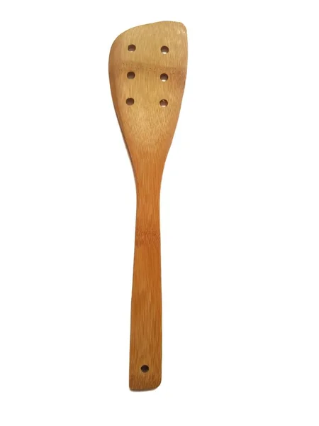 Wooden Ladle Spatula Tool Can Safely Used Cooking Chemicals Because — Stock Photo, Image