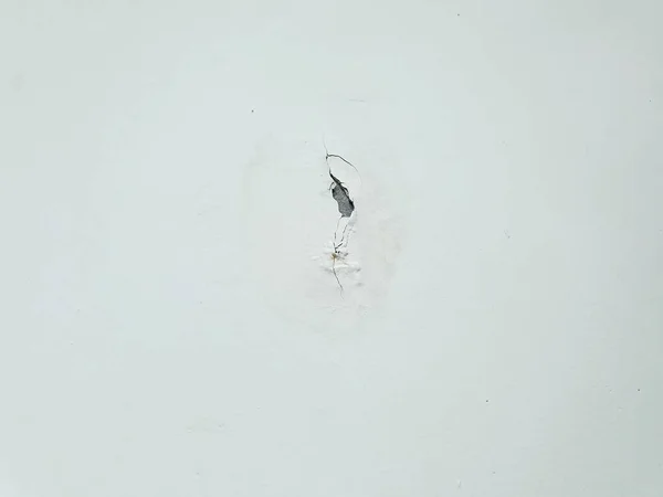 Wallpaper Background White Walls Have Cracks Discolouration Due Water Ingress — Stock Photo, Image