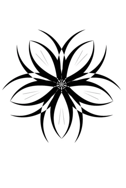 Mandala Flores Elementos Decorativos Vintage Patrón Oriental Ilustración Vectorial Islam — Archivo Imágenes Vectoriales