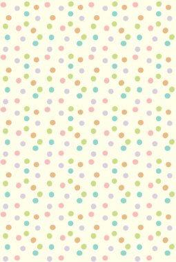 beautiful background with handwritten colorful balls. Print for textiles. Pastel shades
